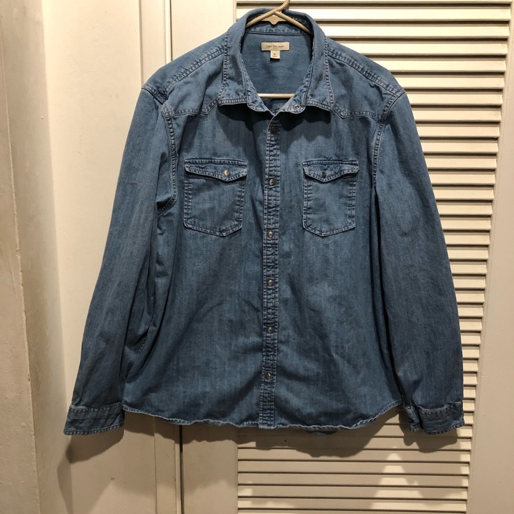 Calvin Klein Jeans Denim Light Jacket/ Tee